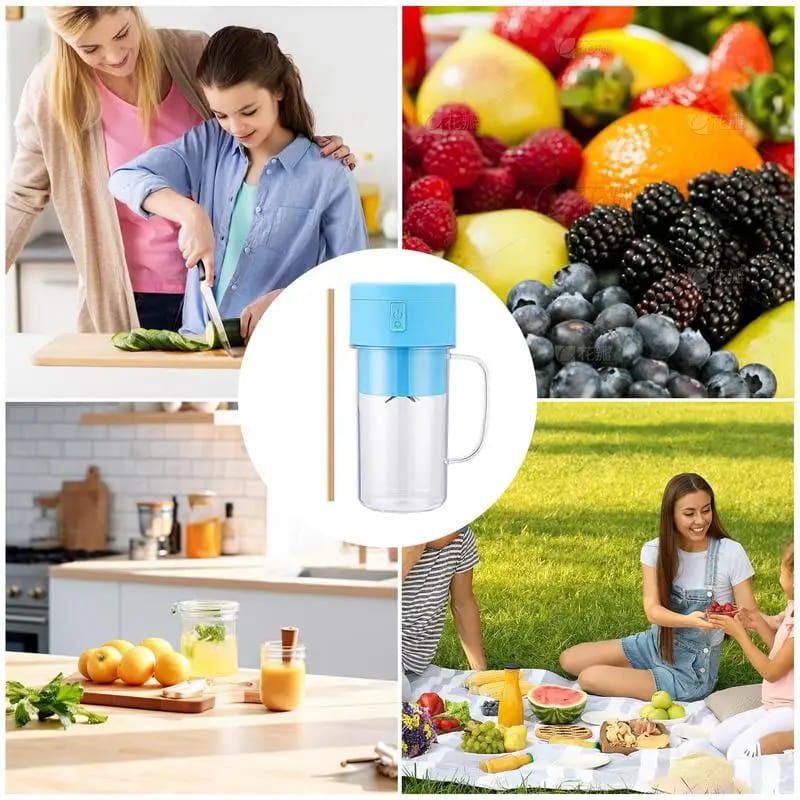 Mason Portable Mini juicer Blender With Straw Cup