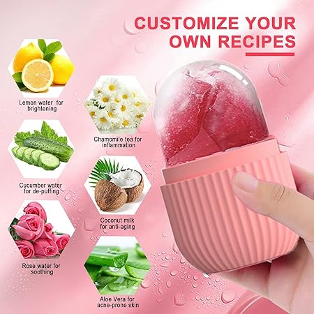 Combo pack 3 products Marble Jade Roller WITH STONE MARBLE | Ice Roller Facial Massage | Derma Roller [Pack of 3]